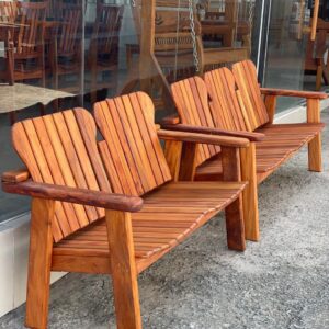 Conjunto Bancos Sofá Rústico