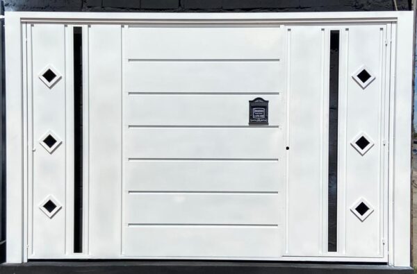 Portão Garagem Galvanizado Modelo 4